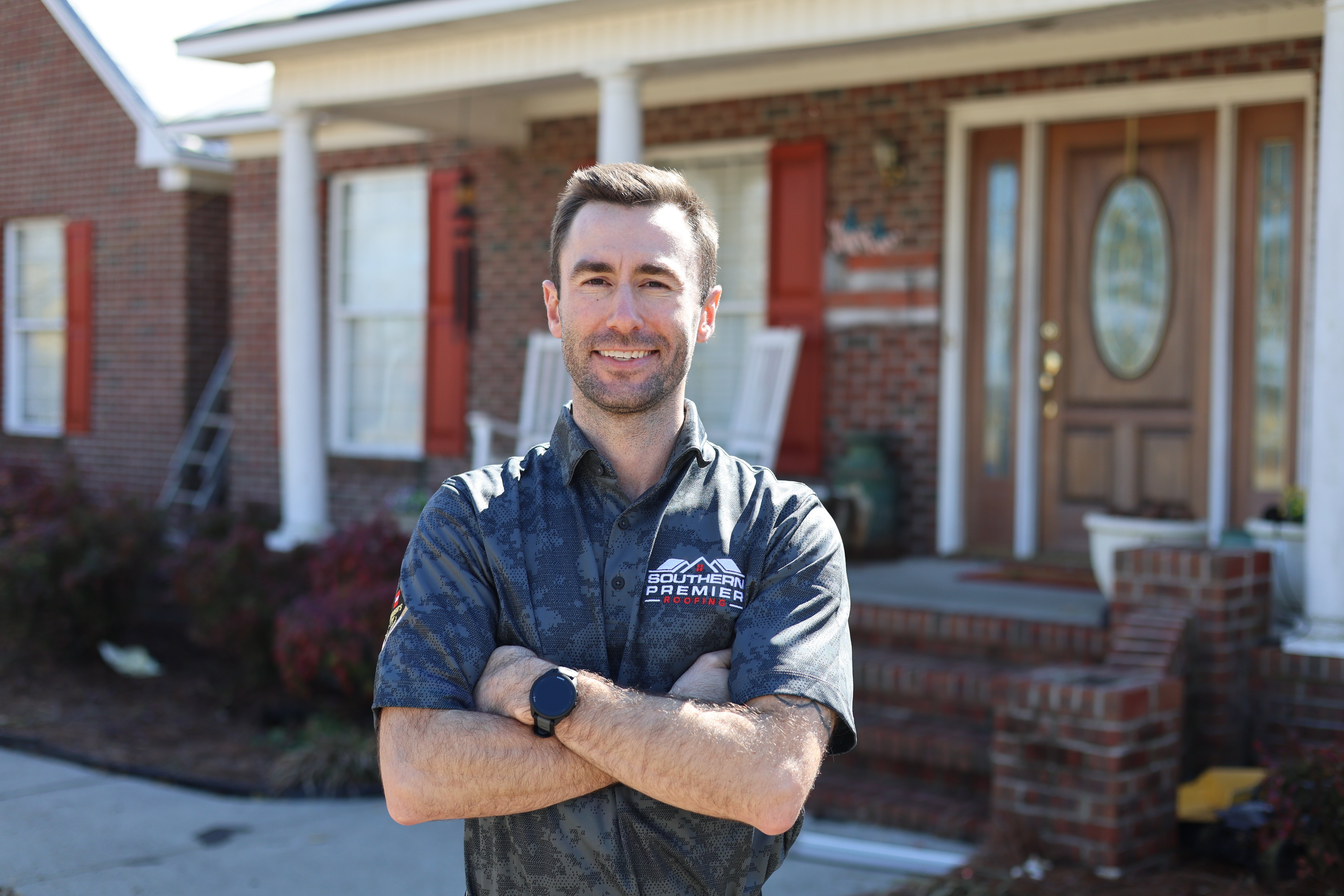 Southern premier roofing at home inspection