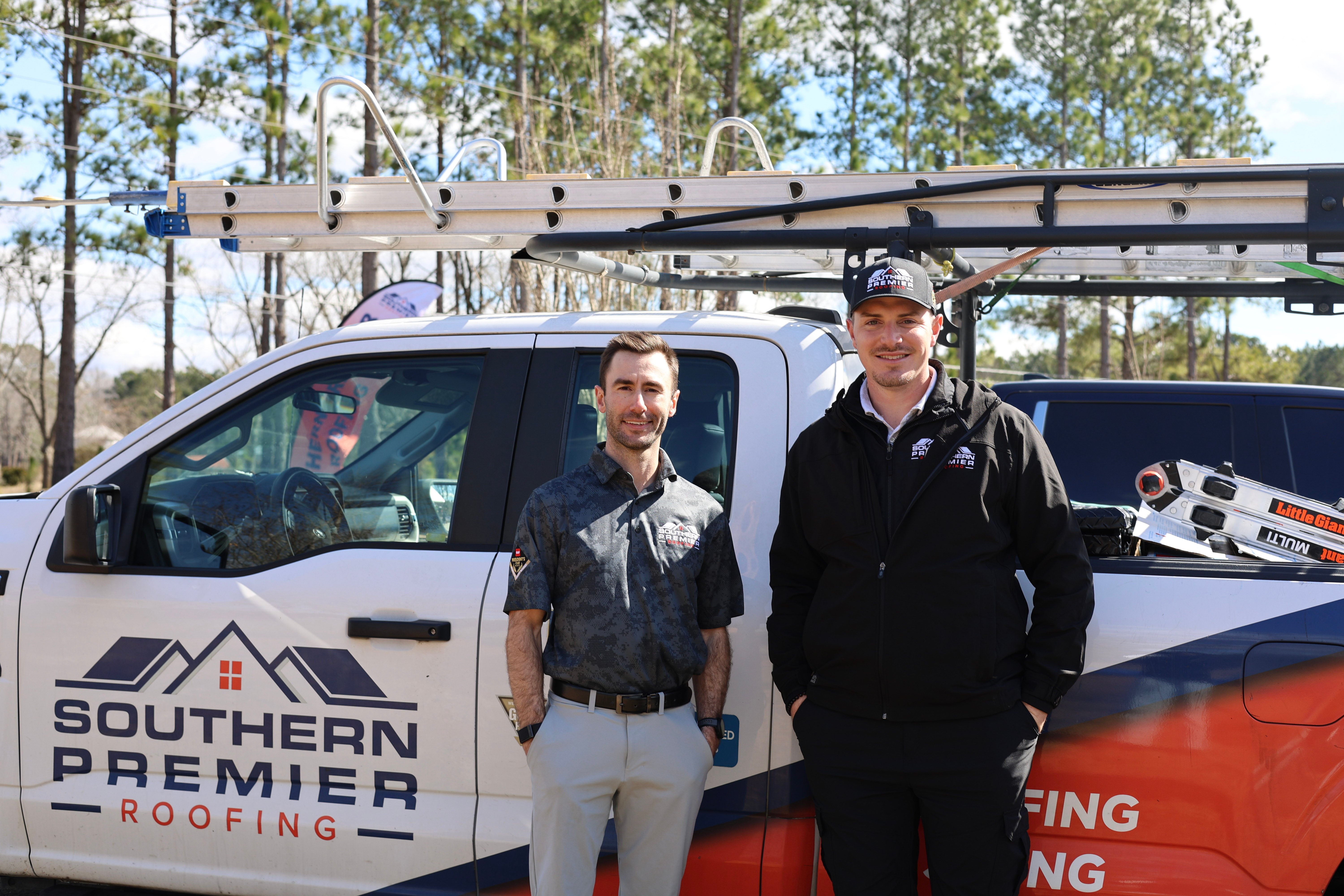 southern-premier-roofing-service-truck-team-member-brand-photo