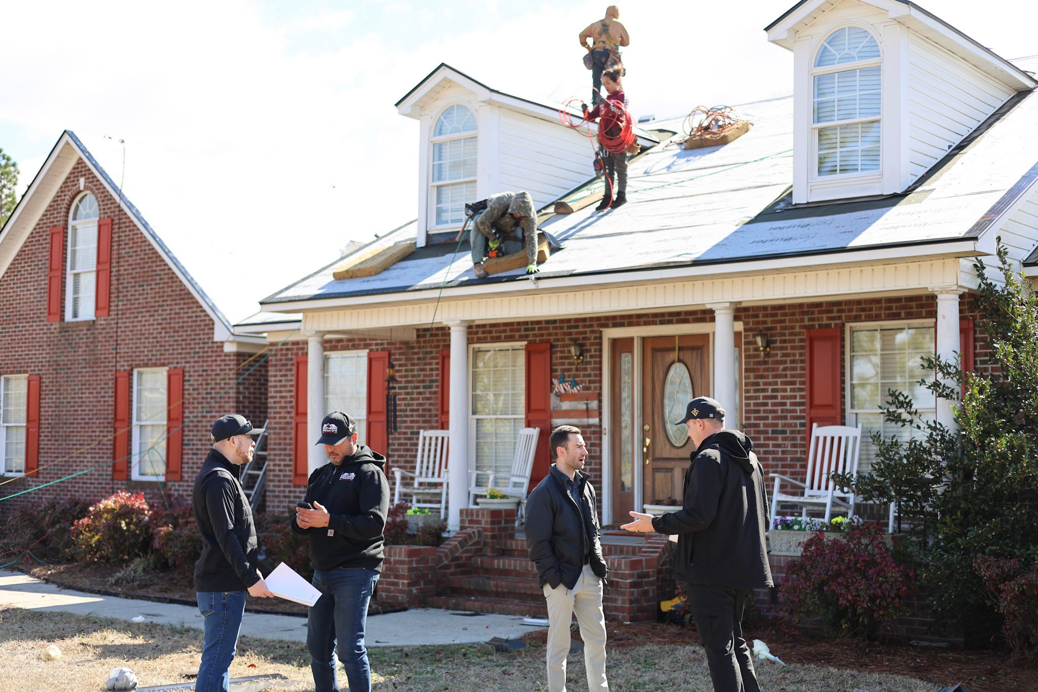 Home improvement showing transition to fortified roofing