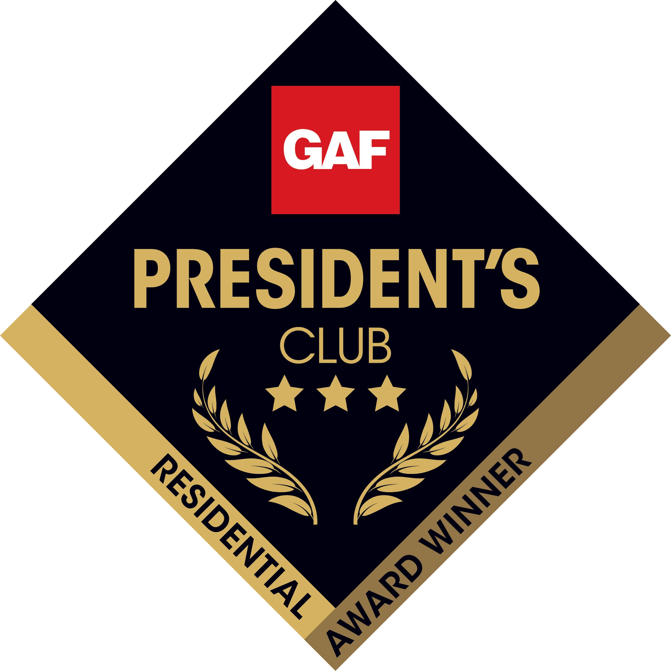 Presidents Club 3 Star Logo